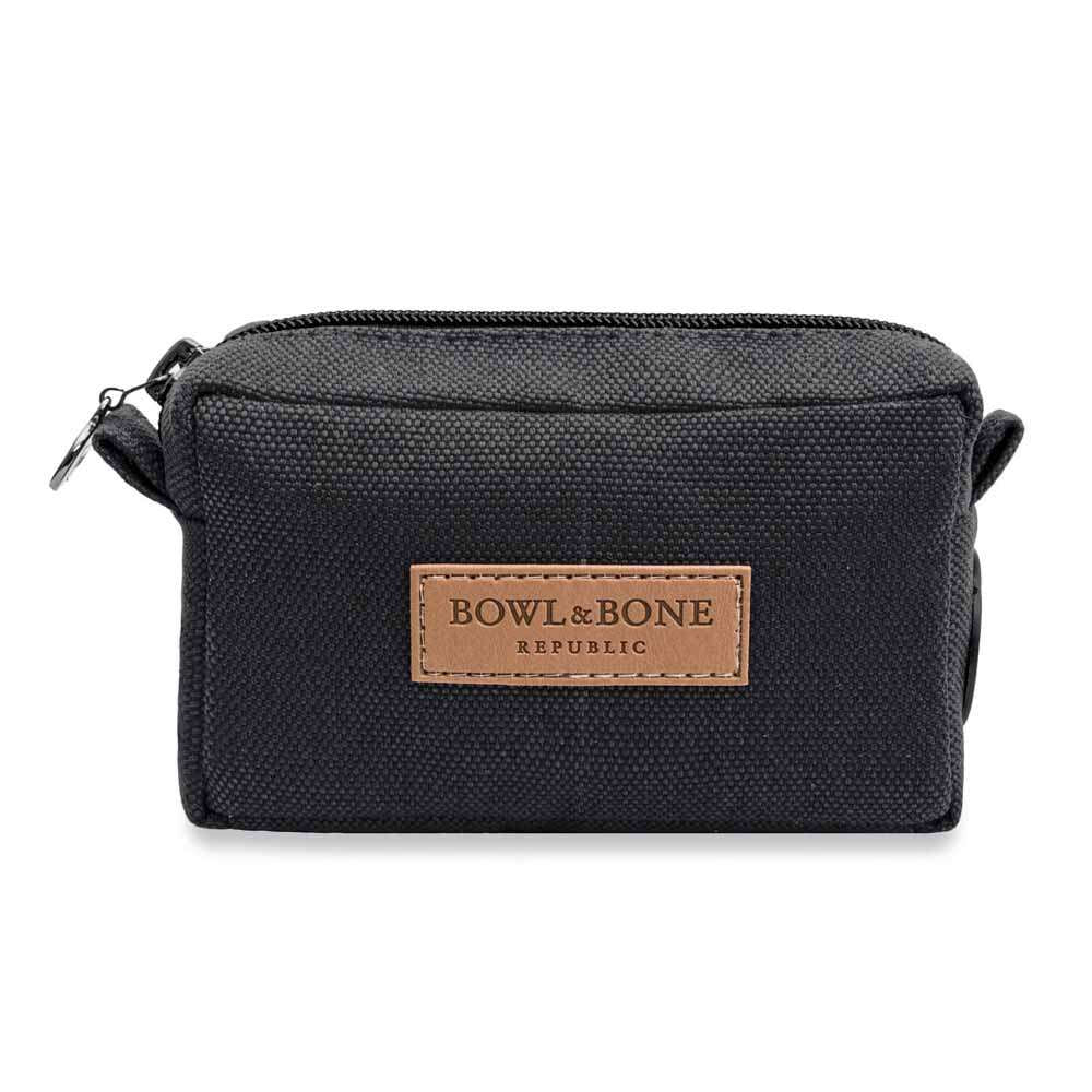 Black MIDI Dog Treat Bag by Bowl & Bone