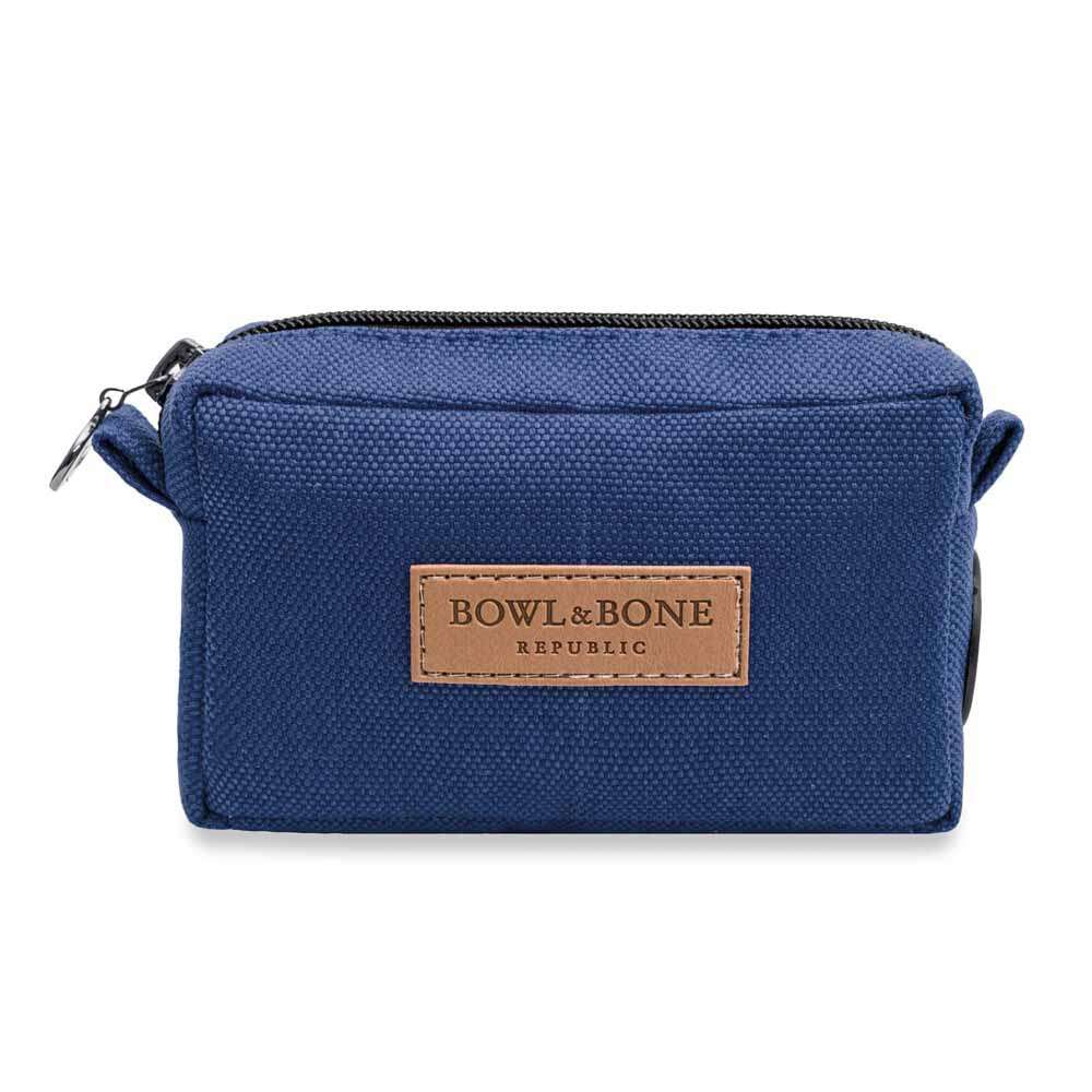 Navy MIDI Dog Treat Bag by Bowl & Bone