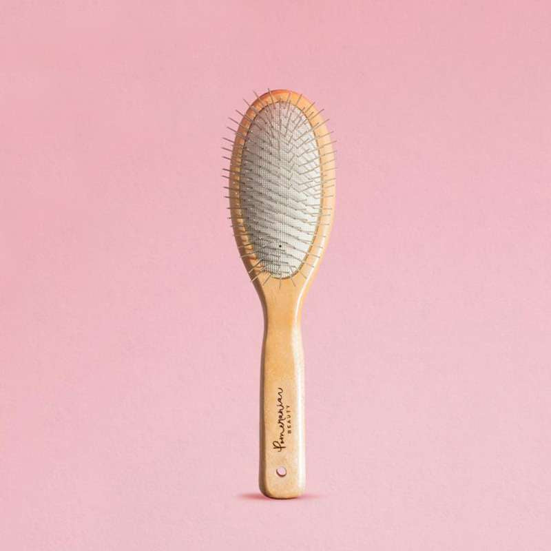 Pomeranian hair outlet brush