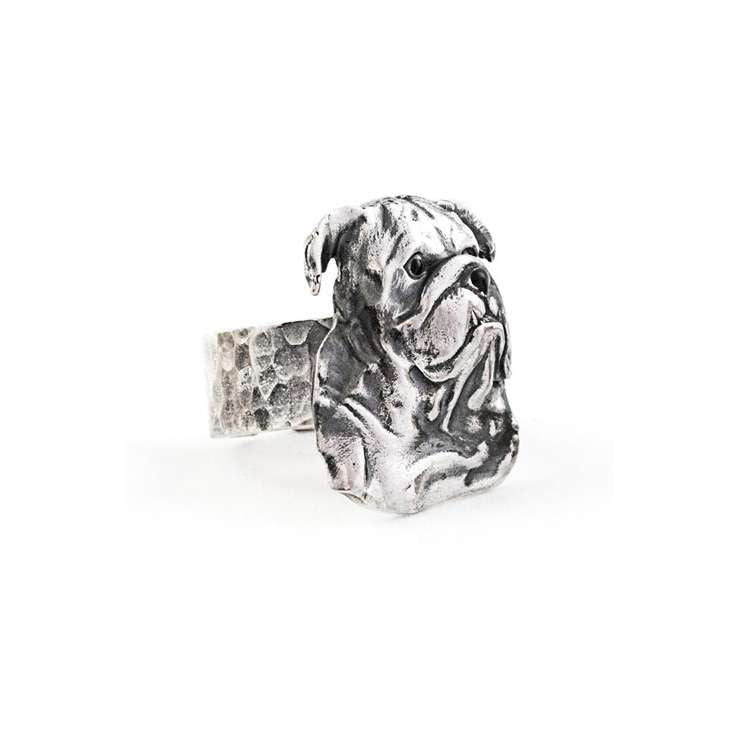 Bague iMusotti large frange en argent sterling