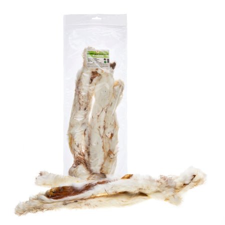 Rabbit Skin with Hair approx 50cm