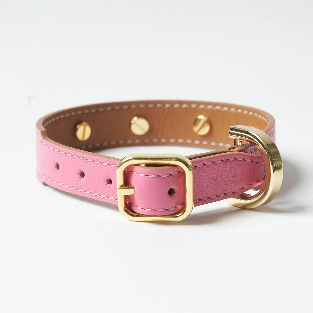Amati Pink Luxury Dog Collar