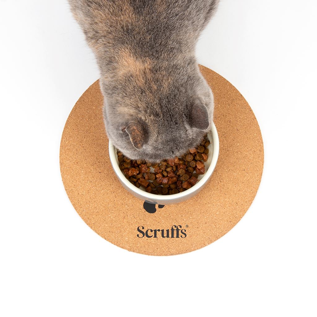 Set of 2 Cork Pet Placemats - 25cm - Wave & Paw