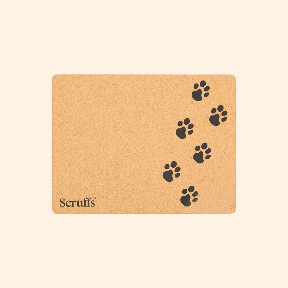 Cork Pet Placemat 40 x 30cm - Paw Print