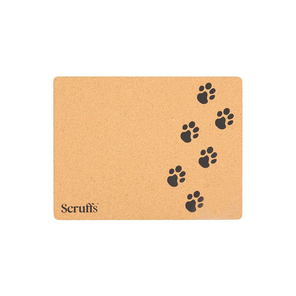 Cork Pet Placemat 40 x 30cm - Paw Print