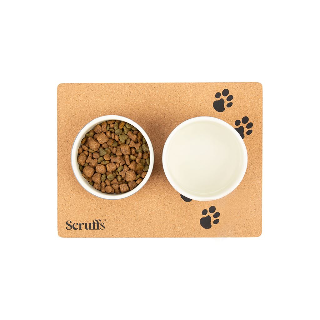 Cork Pet Placemat 40 x 30cm - Paw Print