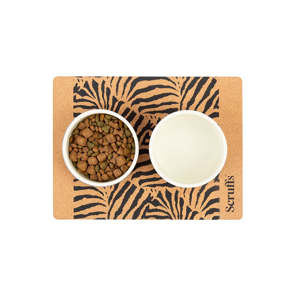 Cork Pet Placemat 40 x 30cm - Zebra Print