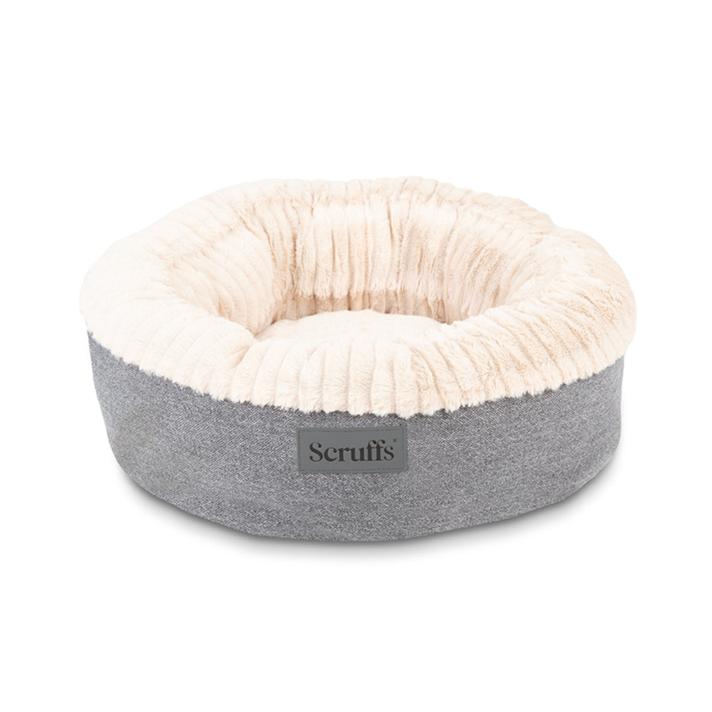 Scruffs Ellen Donut Bed - Light Grey