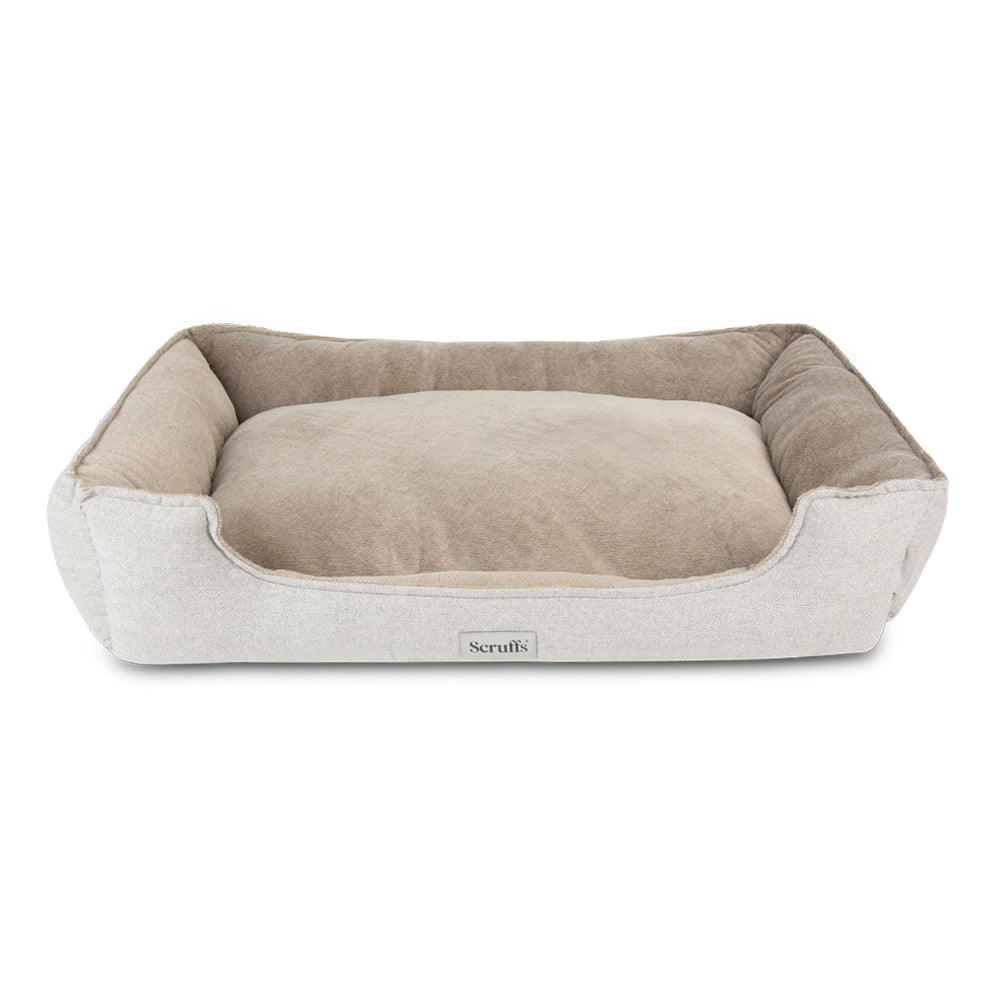 Scruffs® Harvard Memory Foam Box Bed - Pearl Grey
