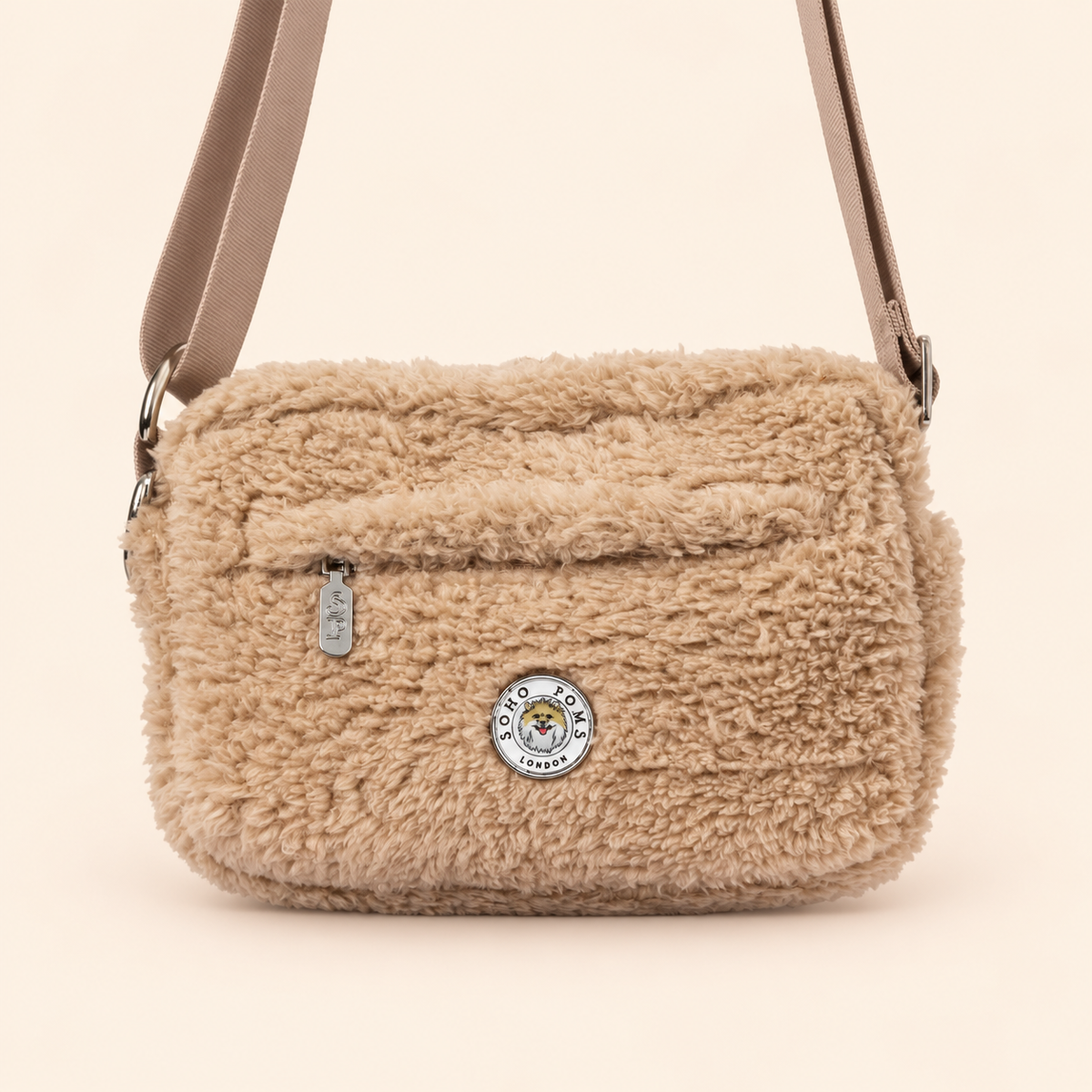 Porte-chien Suzy's Fashion Rainy Bear noir et rose