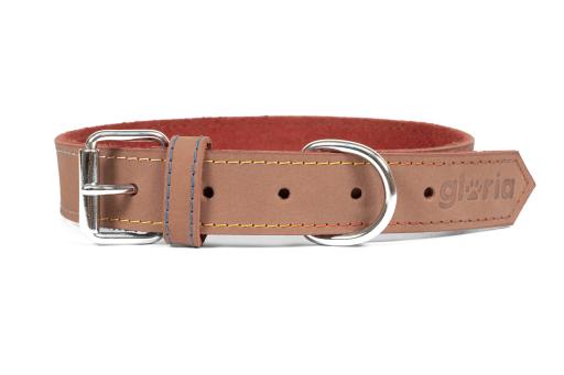 Gloria Pets Brown Nobuck Oasis Padded Collar