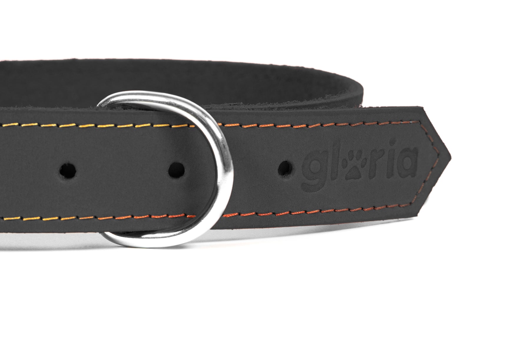 Gloria Pets Black Padded Collar