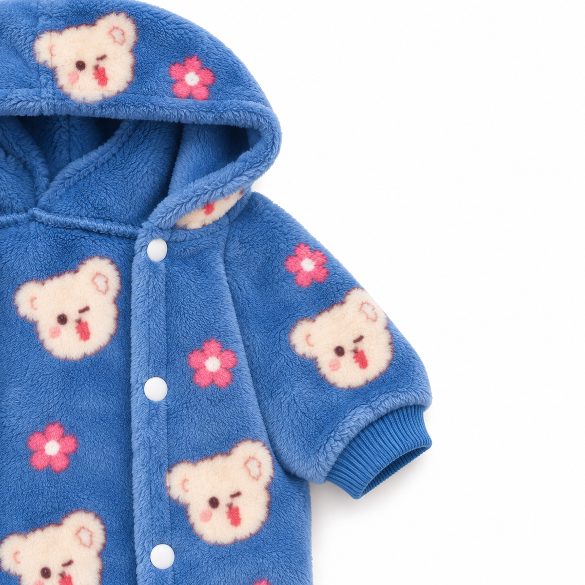 Blue Bear | Dog Full Fleece Pyjamas