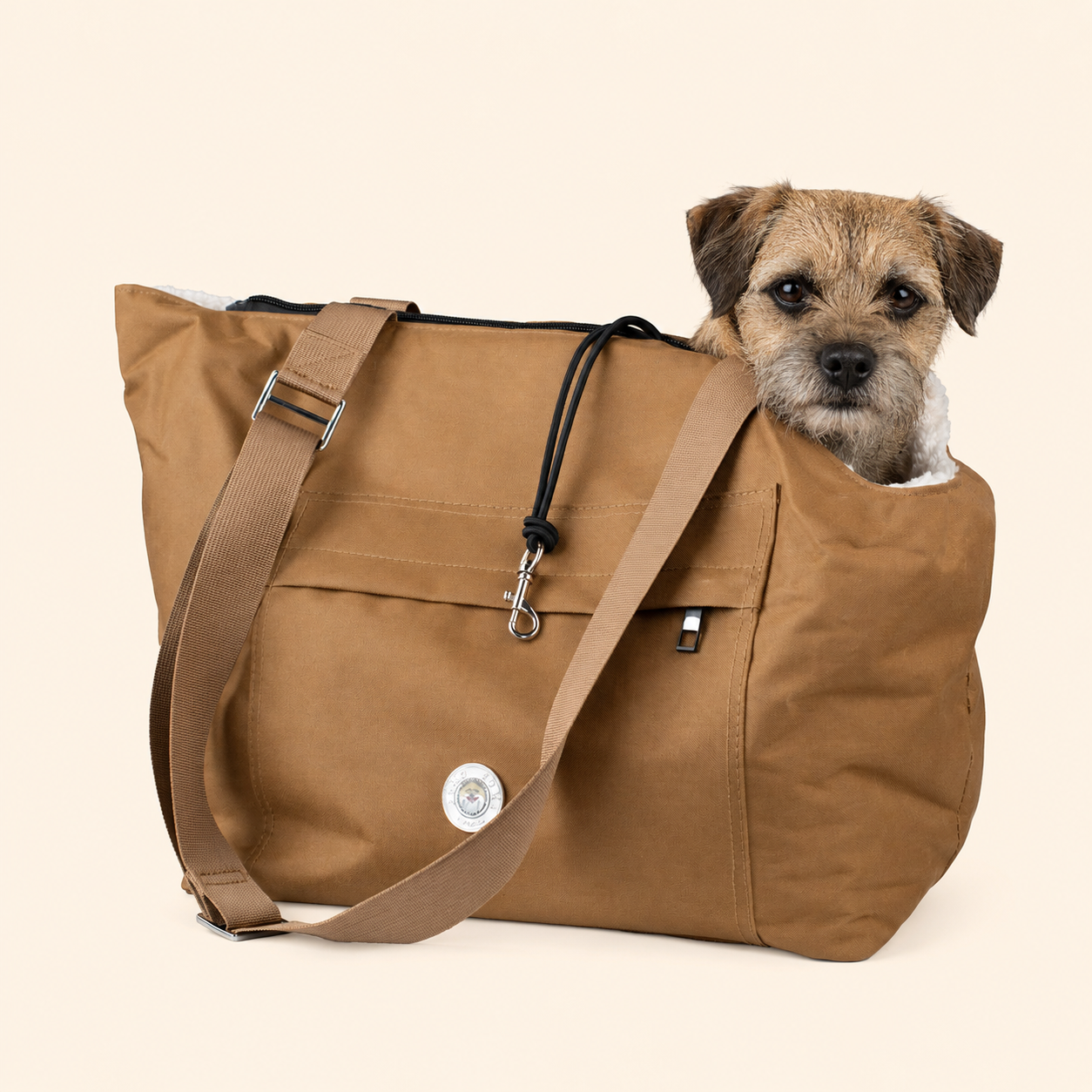 Porte-chien Suzy's Fashion Rainy Bear noir et rose