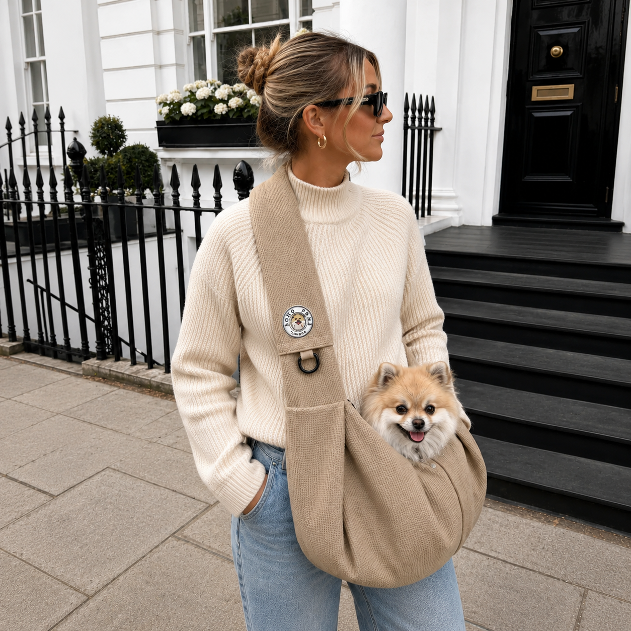 Grey | Luxury Petwear Sling Bag