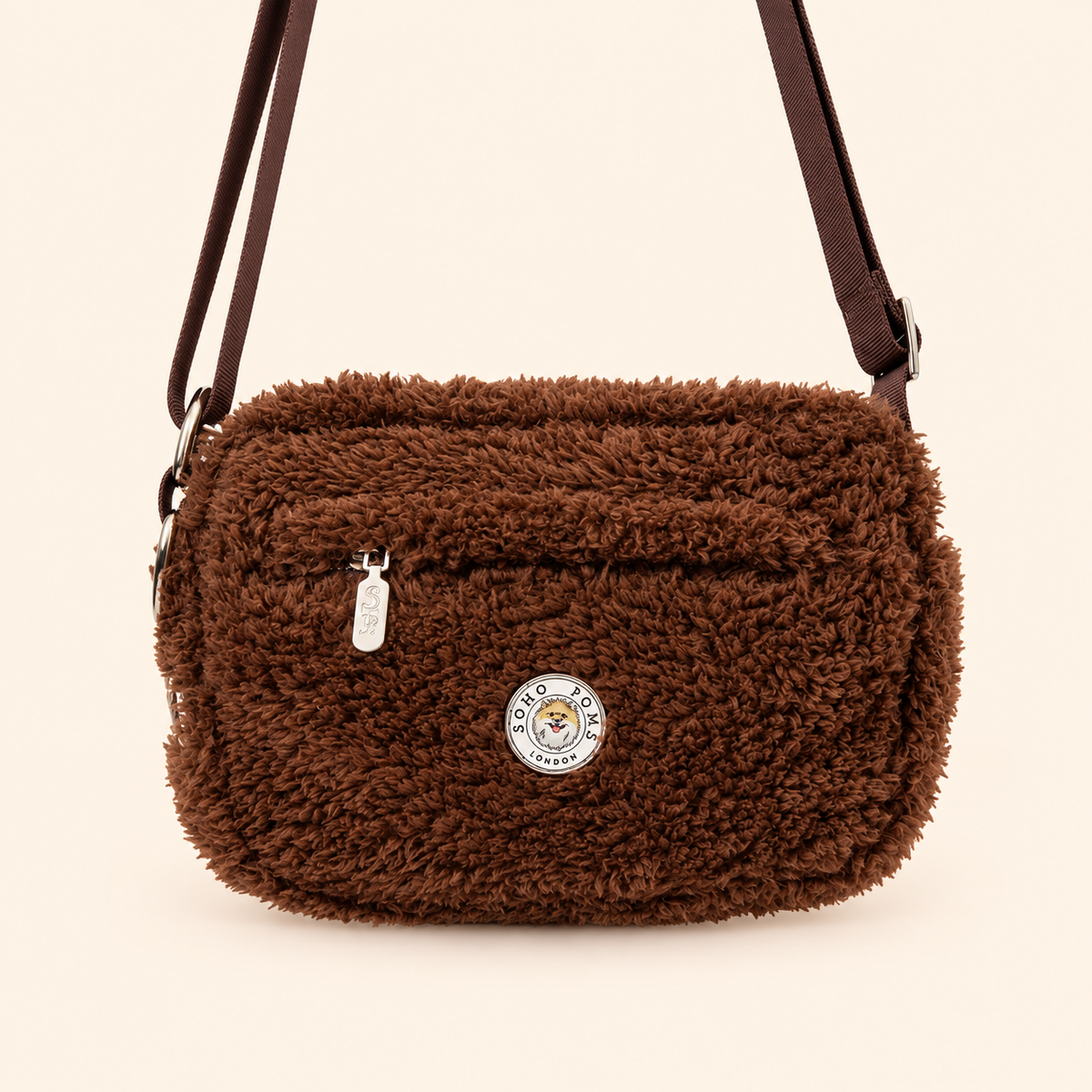 Porte-chien Suzy's Fashion Rainy Bear noir et rose