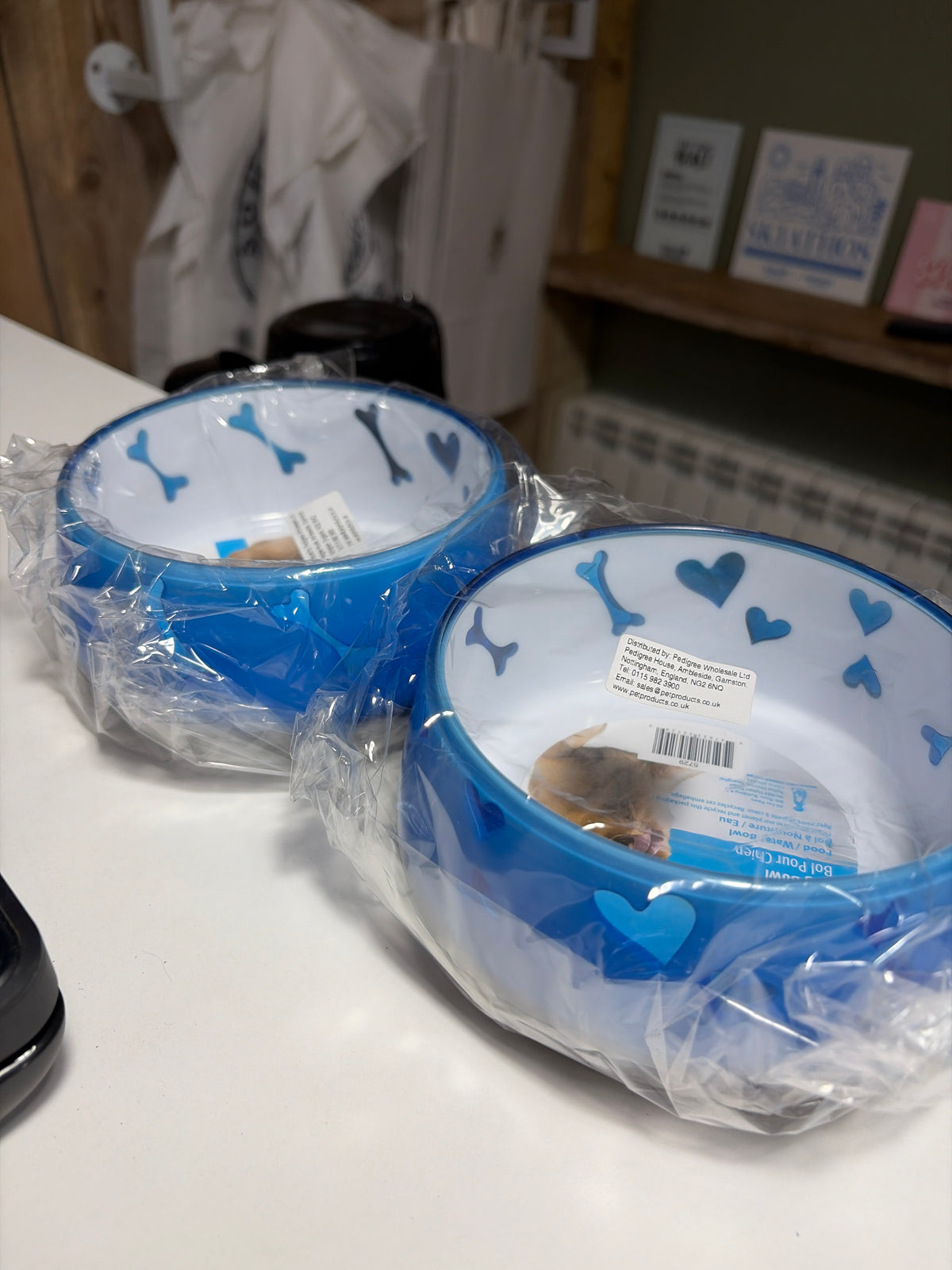 All for paws anti slip bowl blue