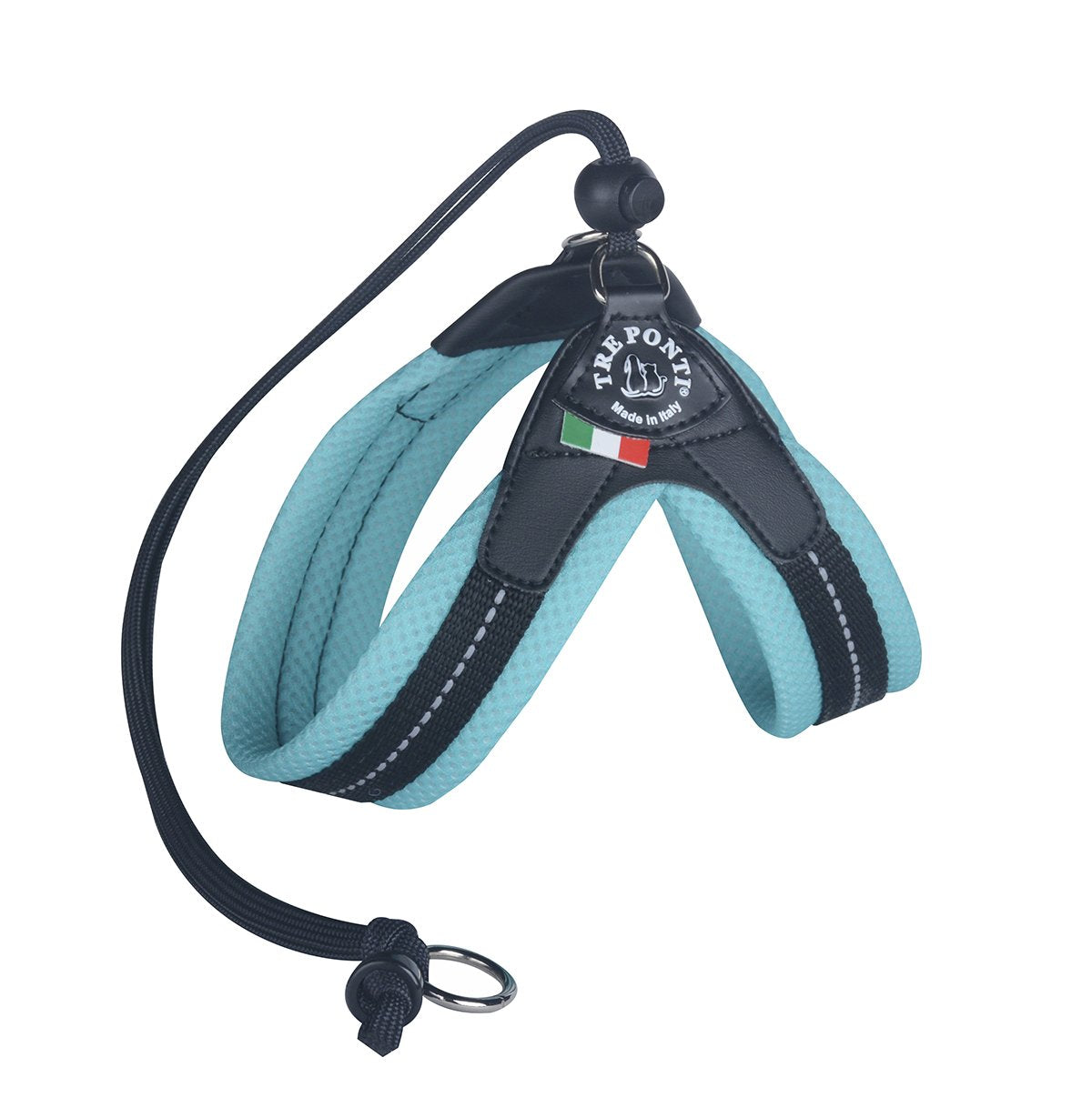 Tre Ponti Easy Fit Geschirr in Rot mit atmungsaktivem Mesh