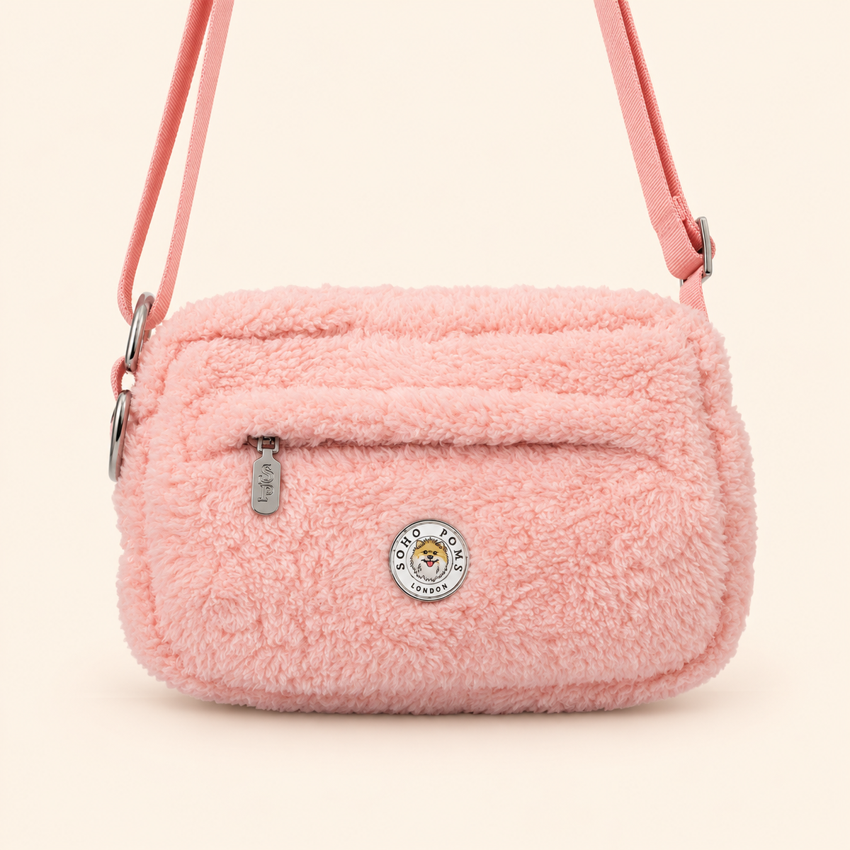 Porte-chien Suzy's Fashion Rainy Bear noir et rose