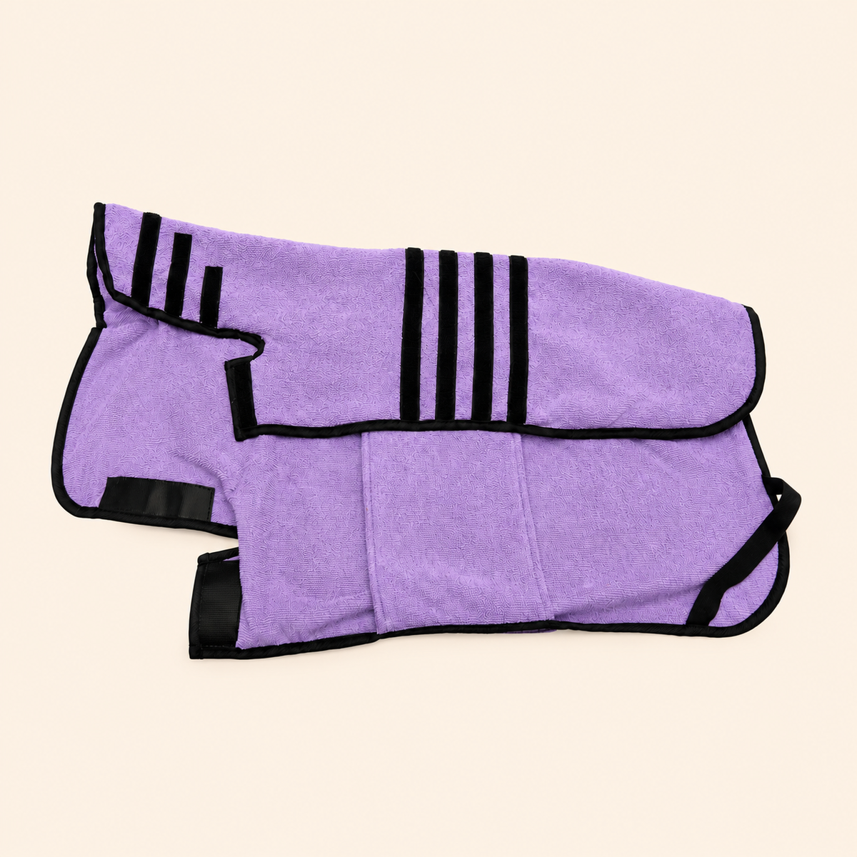 Soho Poms Wraparound Pet Bath Towel - Purple
