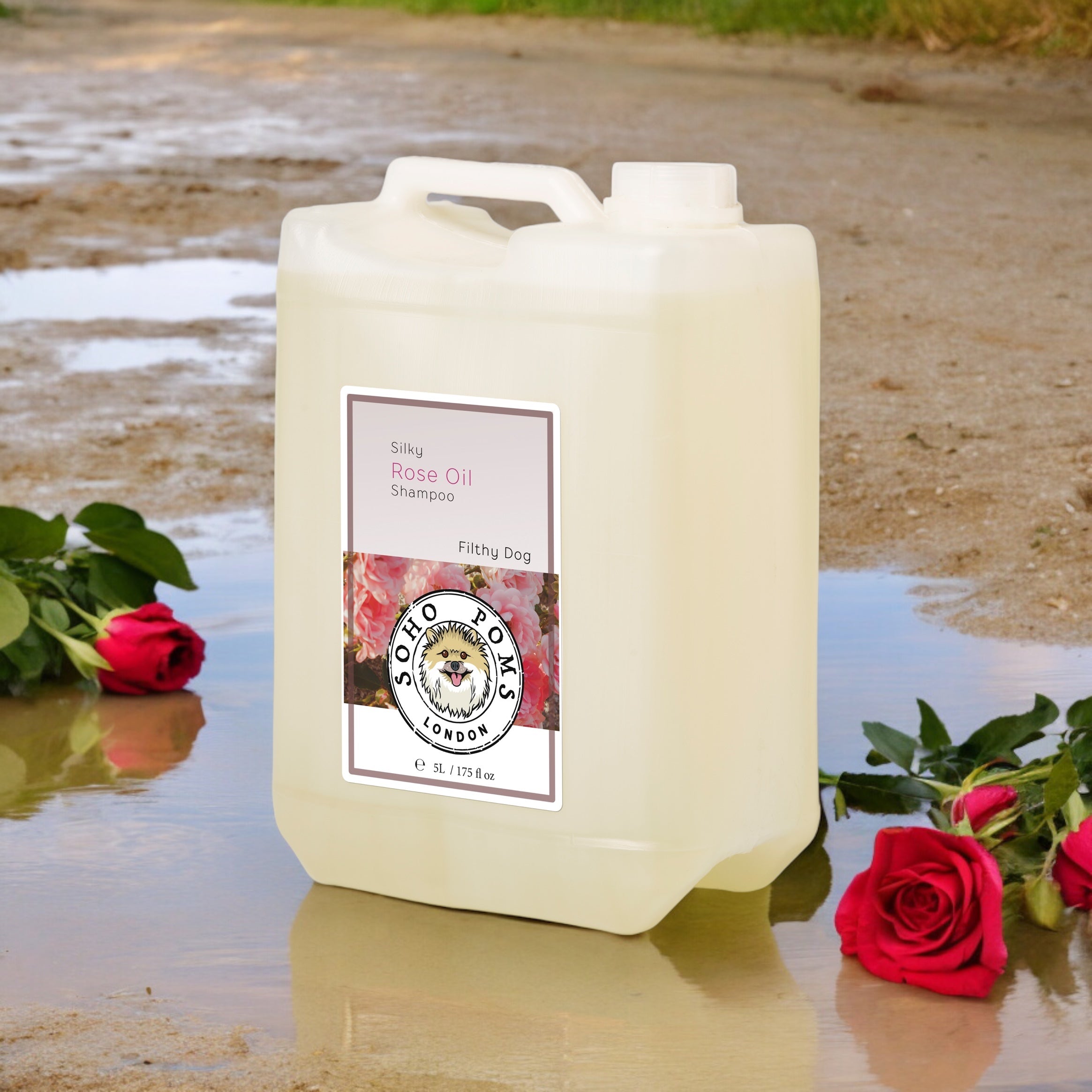 Soho Poms Rose Oil Shampoo - 5L