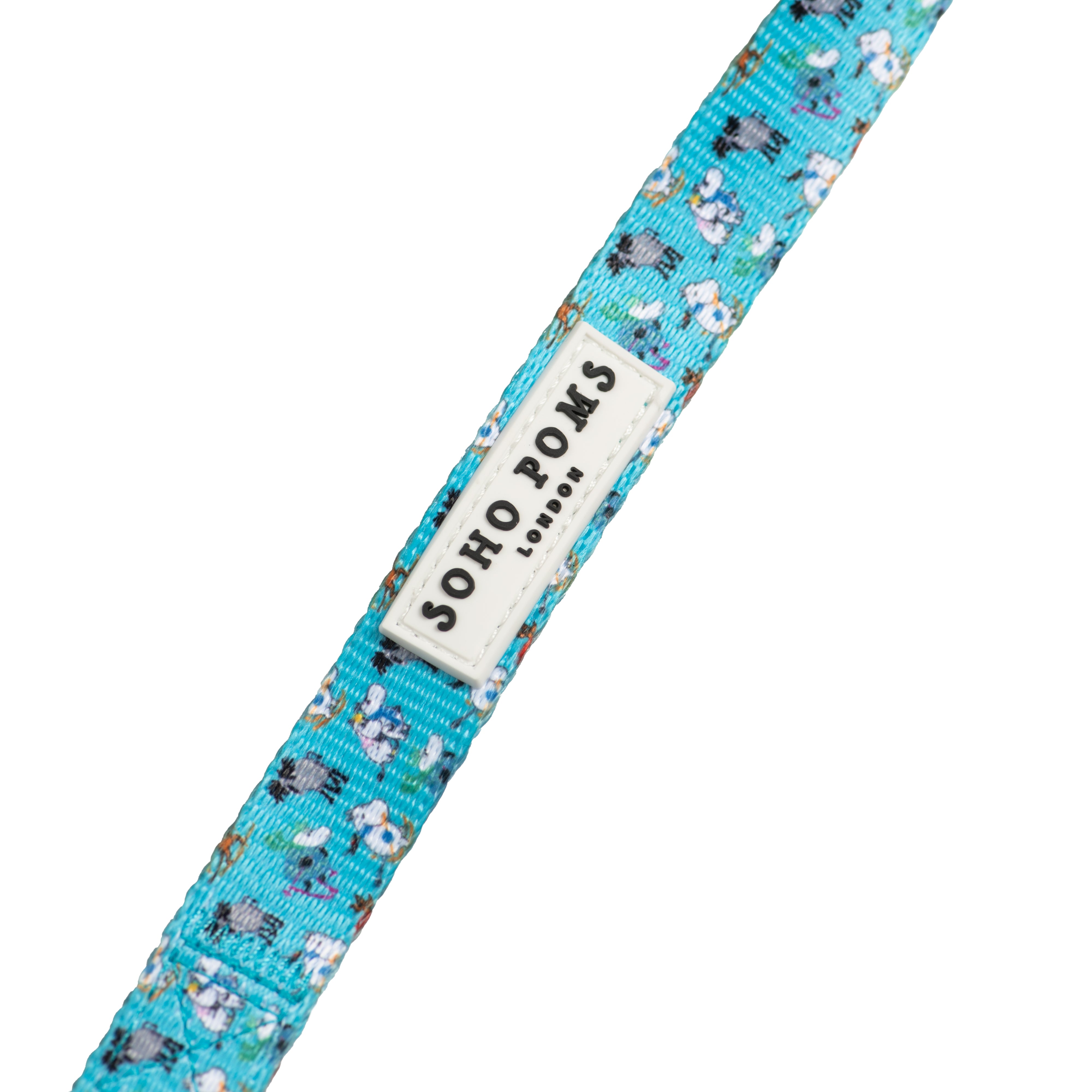 Moomins Blue Holiday Dog Lead by Soho Poms