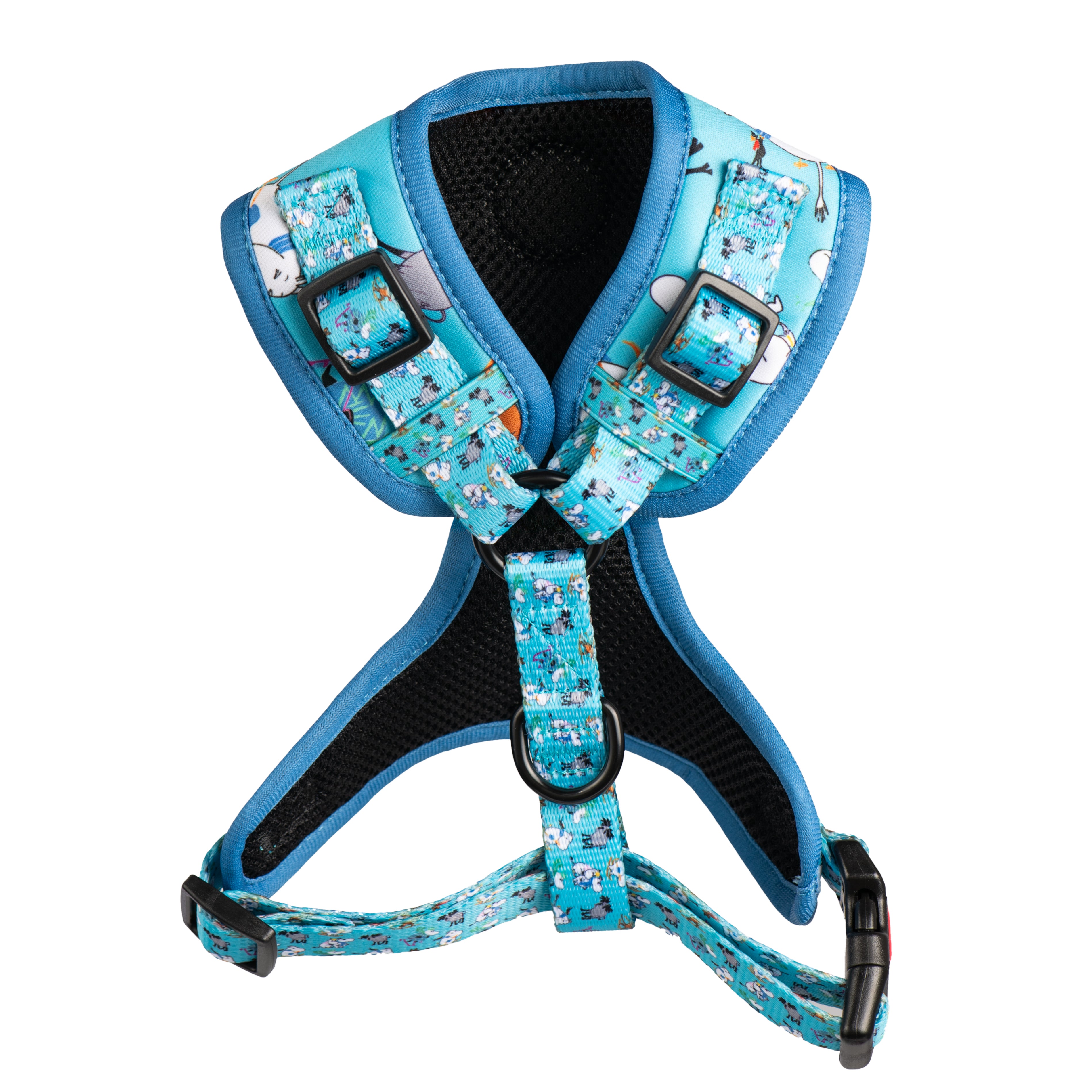 Moomins Blue Holiday Dogs Padded Harness by Soho Poms