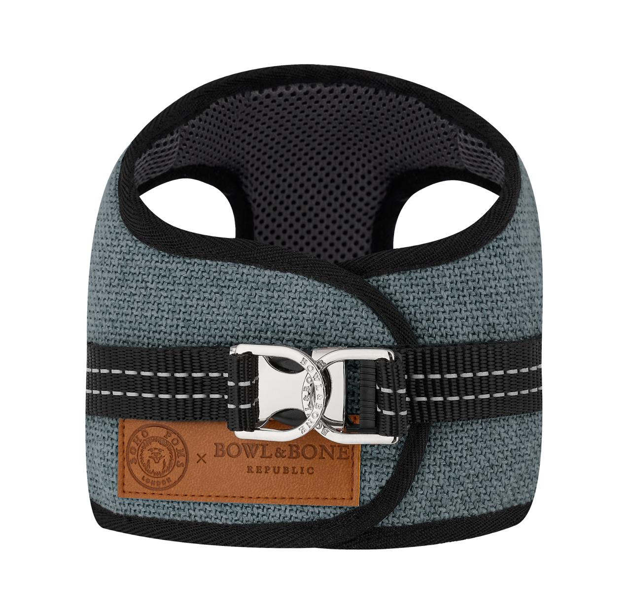 Harnais pour chien SOHO gris de Bowl &amp; Bone