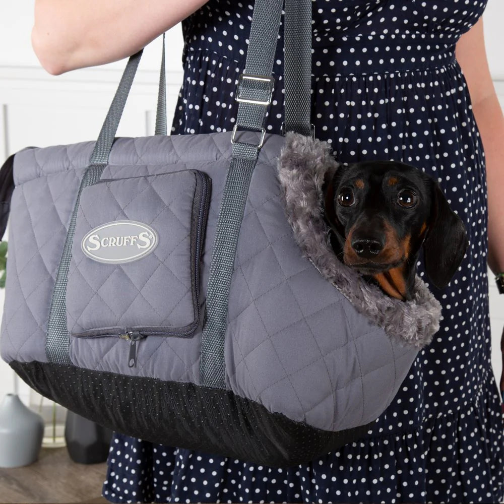 Scruffs Wilton Pet/Dog Carrier - Grey