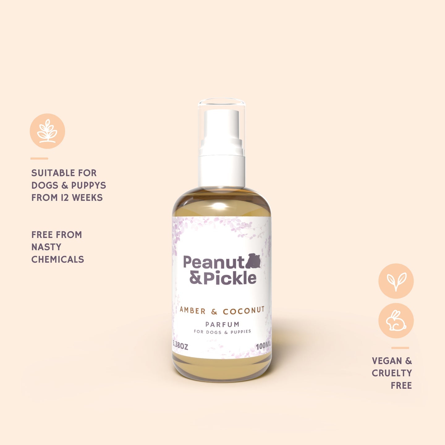 Amber & Coconut | Dog & Puppy Perfume | 100ml