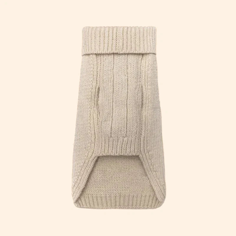SNOWFLAKE Hundepullover in Creme von Bowl & Bone