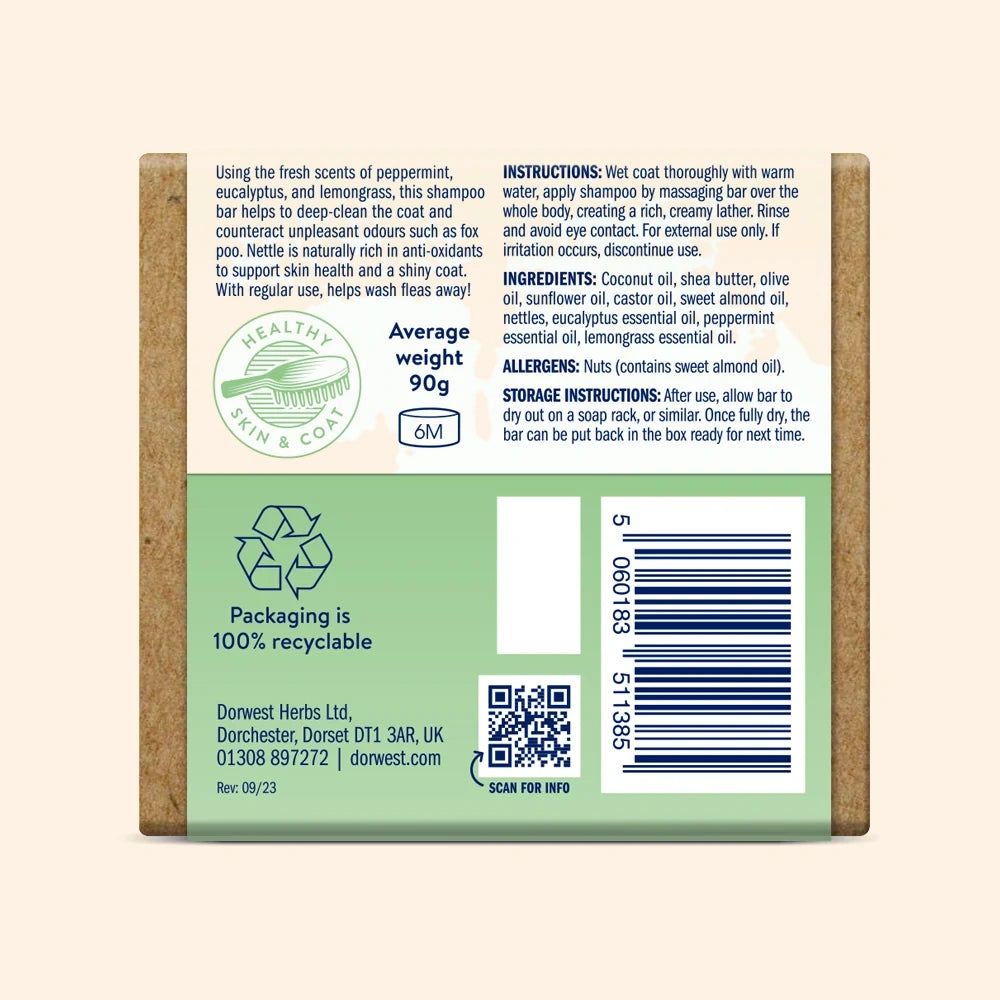 Dorwest Fox & Flea Dog Shampoo Bar
