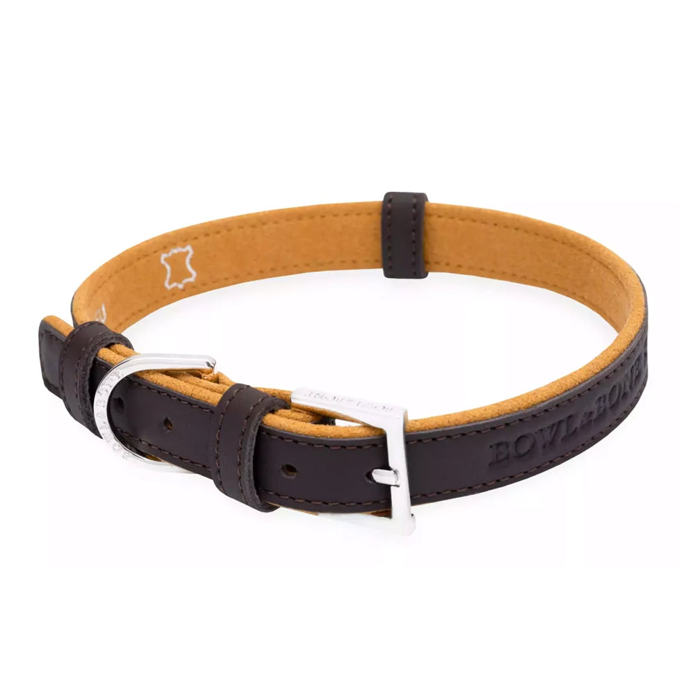 Chocolate MONACO Dog Collar from Bowl & Bone