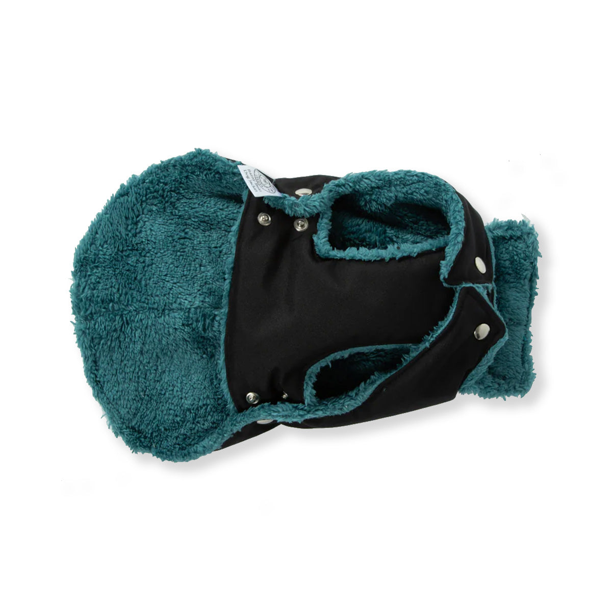 Soho Poms Black & Forest Green Teddy Bear Waterproof Dog Jacket