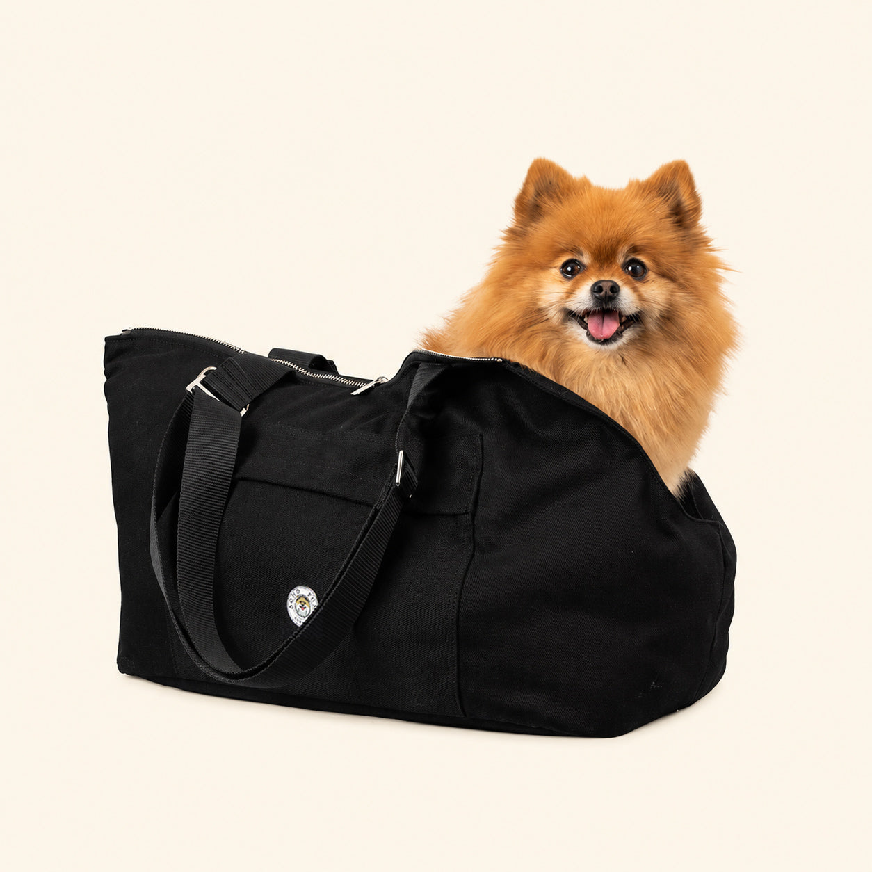 Porte-chien Suzy's Fashion Rainy Bear noir et rose