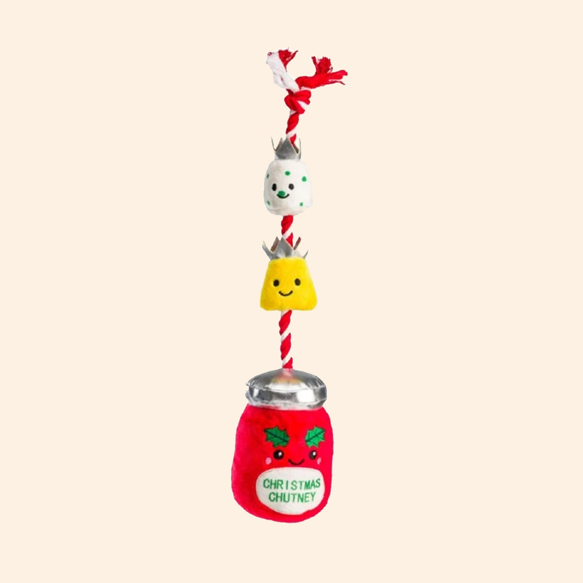 House of Paws Christmas Chutney & Cheese Rope Toy