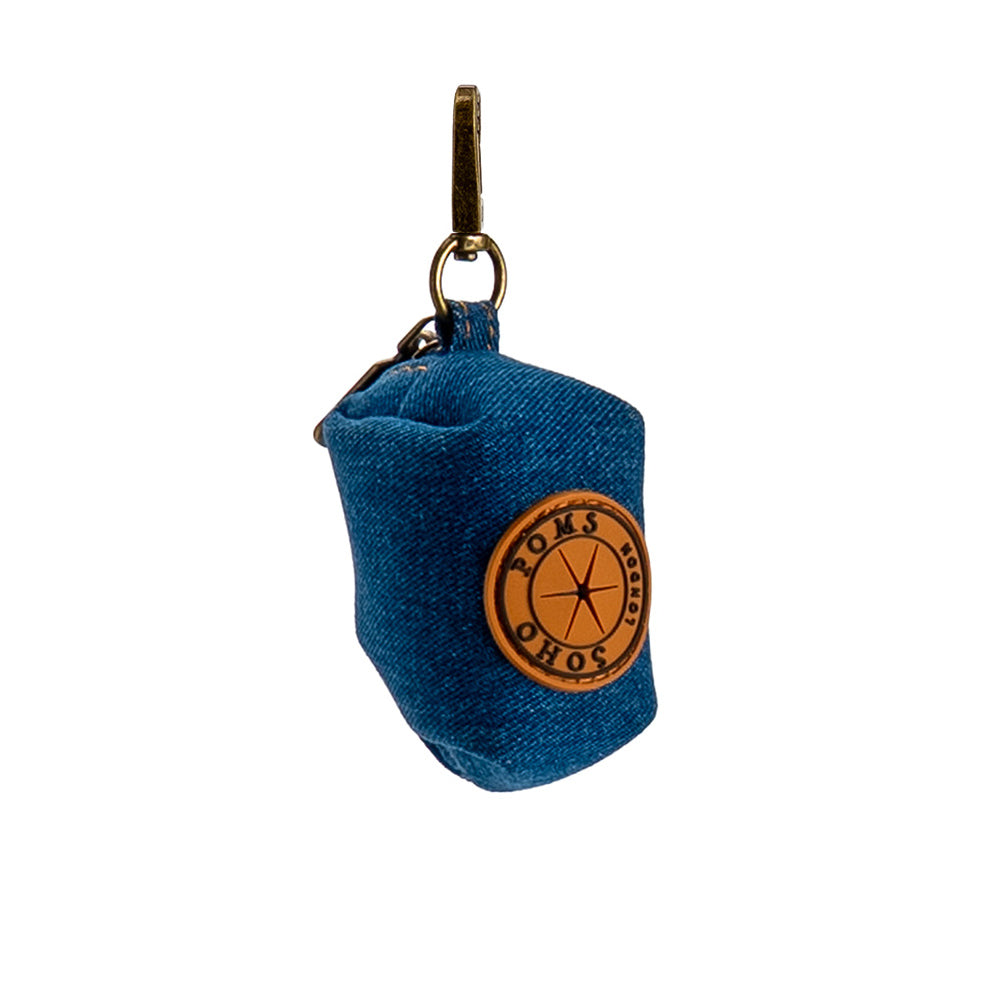 Soho Poms Frith Poo Bag Dispenser Pouch - Classic Denim