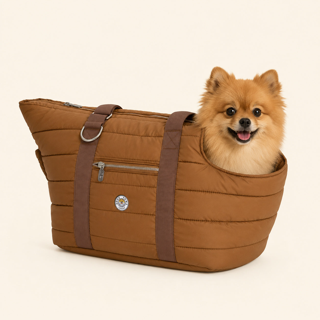 Porte-chien Suzy's Fashion Rainy Bear noir et rose