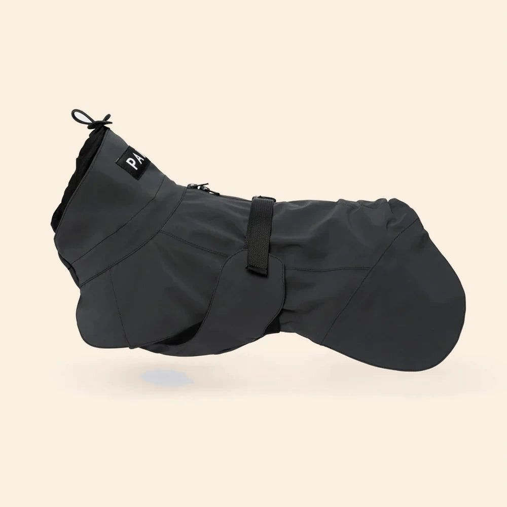 PAIKKA Manteau imperméable haute visibilité pour chien - Foncé
