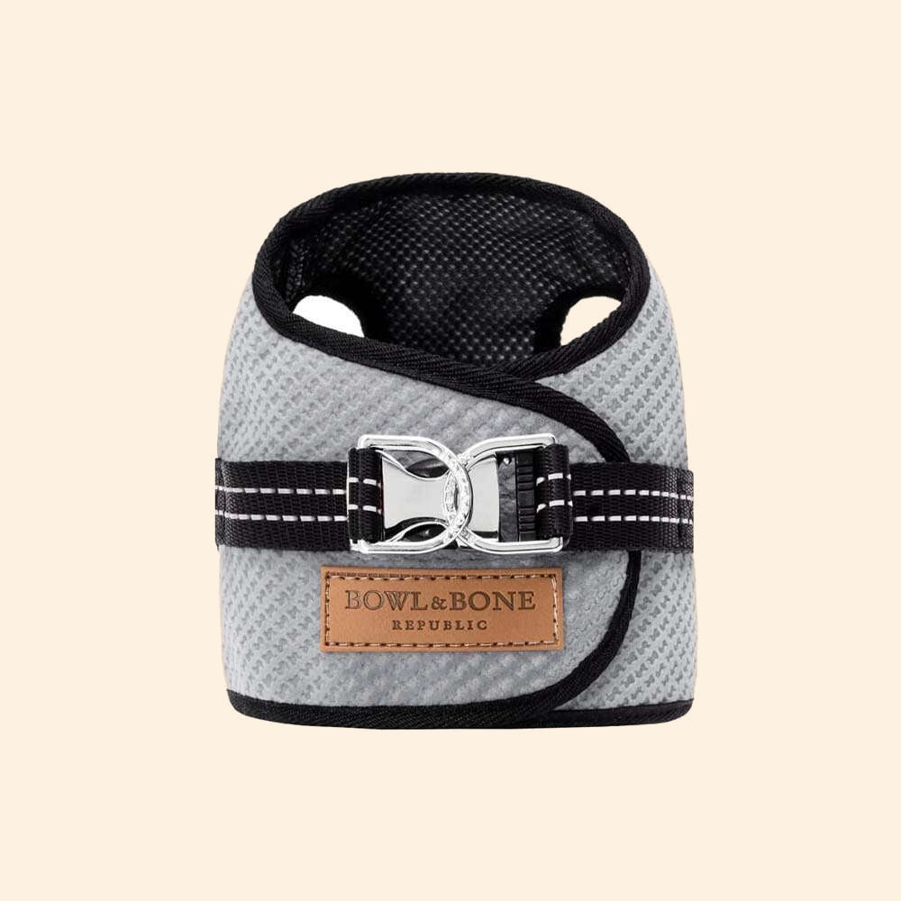 SOHO Hundegeschirr in Grau von Bowl & Bone