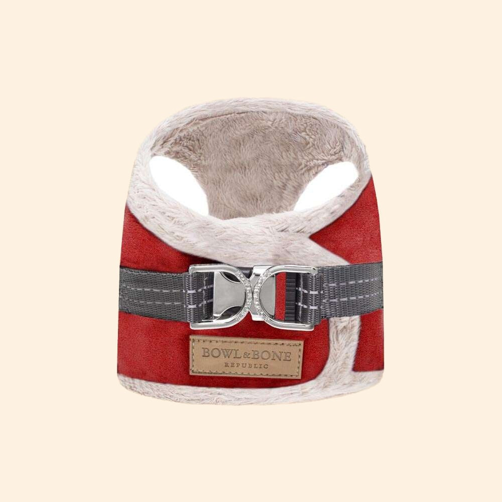 YETI Hundegeschirr in Rot von Bowl & Bone