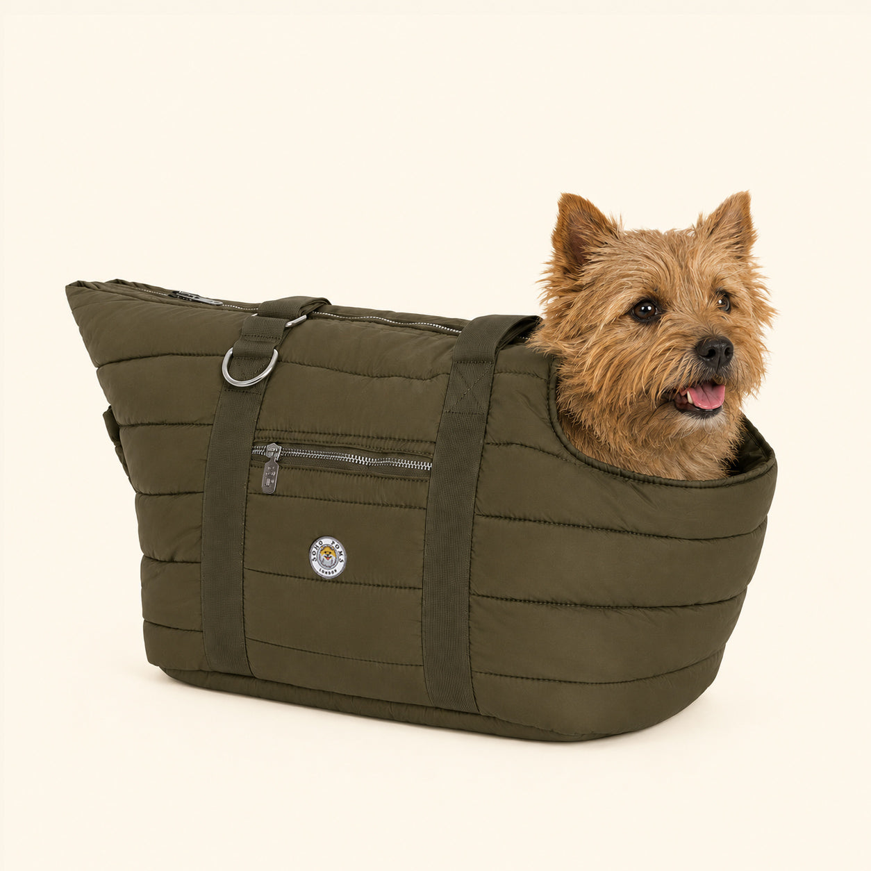 Porte-chien Suzy's Fashion Rainy Bear noir et rose