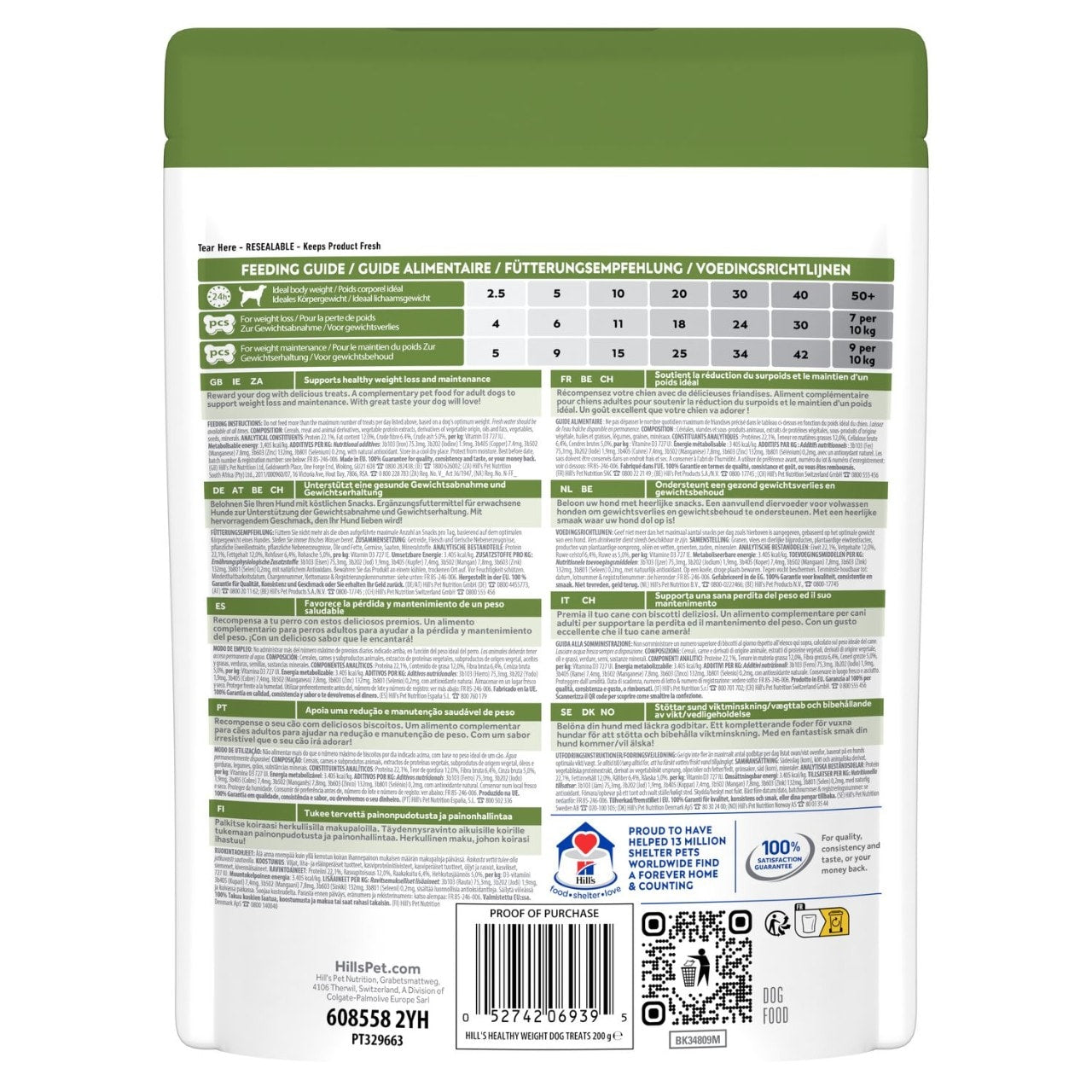 Hills Science Plan Healthy Weight Dog Treats