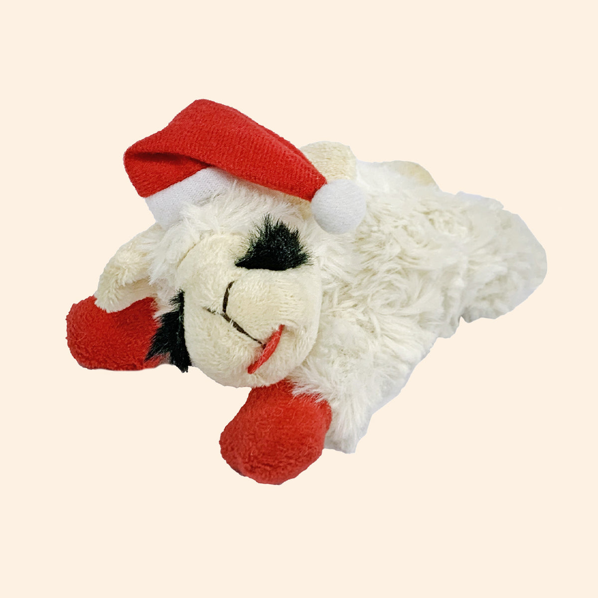 Happy Pet Santa Lambchop Dog Toy - Small