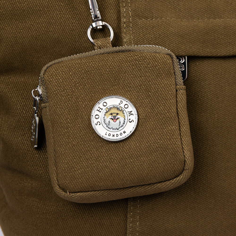 Soho Poms Berwick Pet Carrier - Mosswood - Ideal for Dogs & Cats