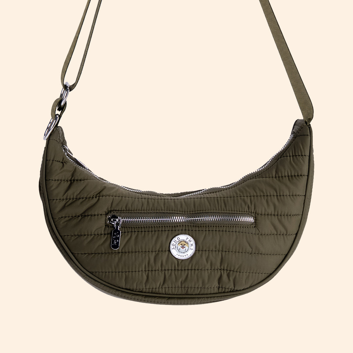 Porte-chien Suzy's Fashion Rainy Bear noir et rose