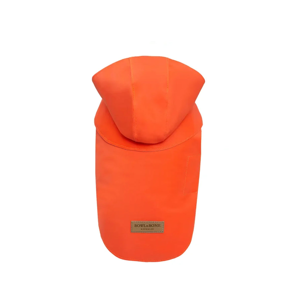 Bowl and Bone Storm Hoodie Raincoat - Orange