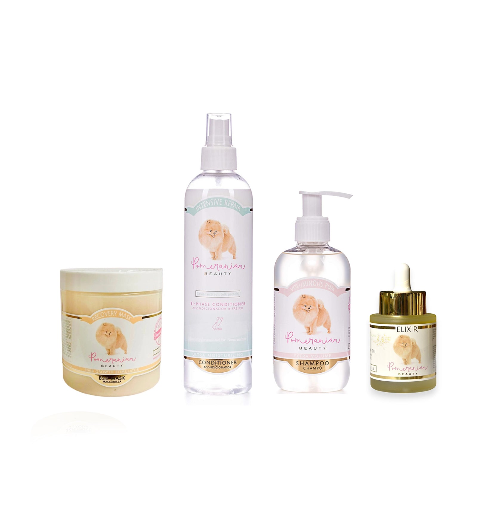 Pomeranian Beauty Recovery BSD Alopecia Pack, Elixir 30ml Pack 1