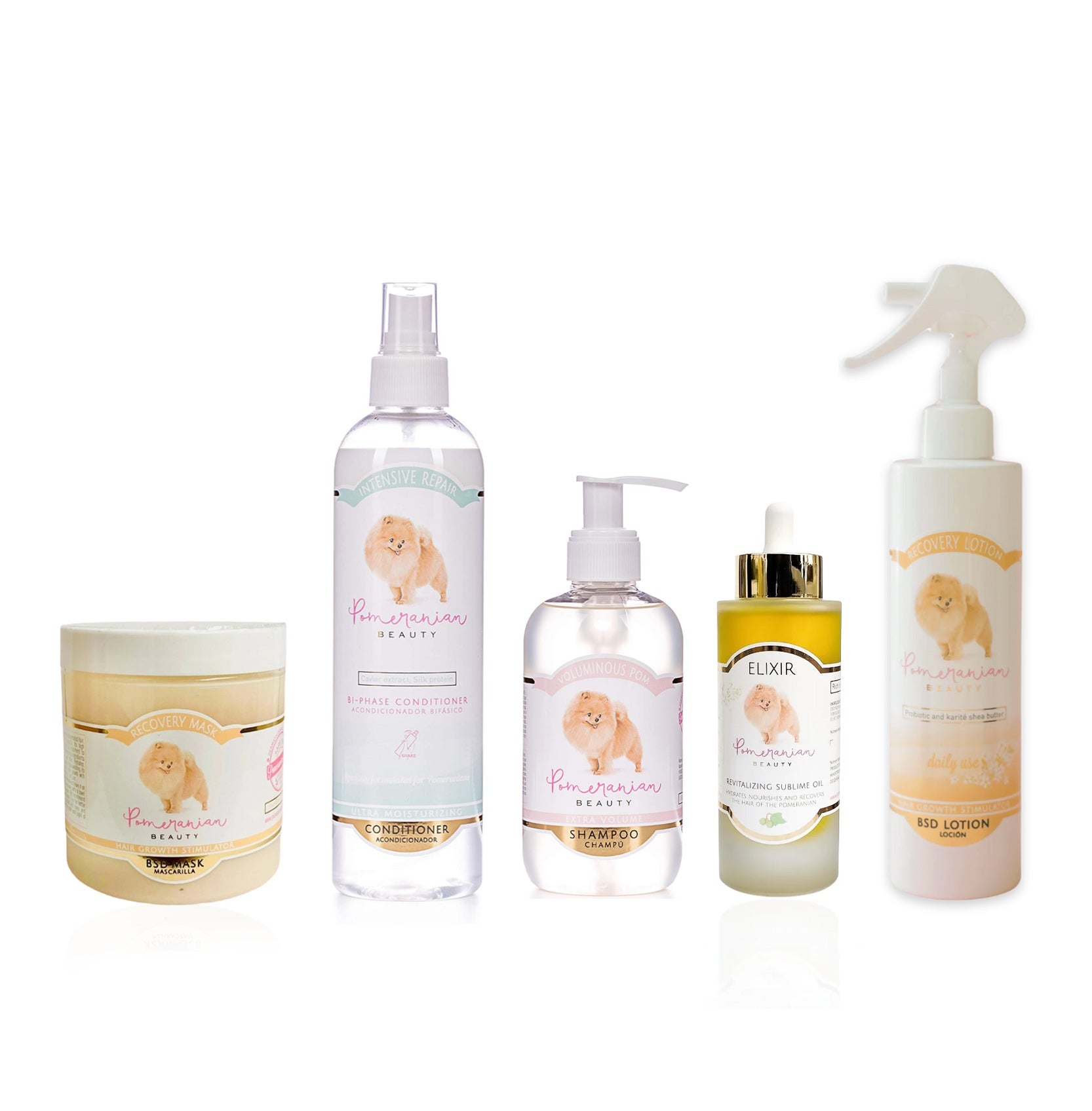 Pomeranian Beauty 'Coat Loss' Alopecia Recovery Pack 2 - With Lotion