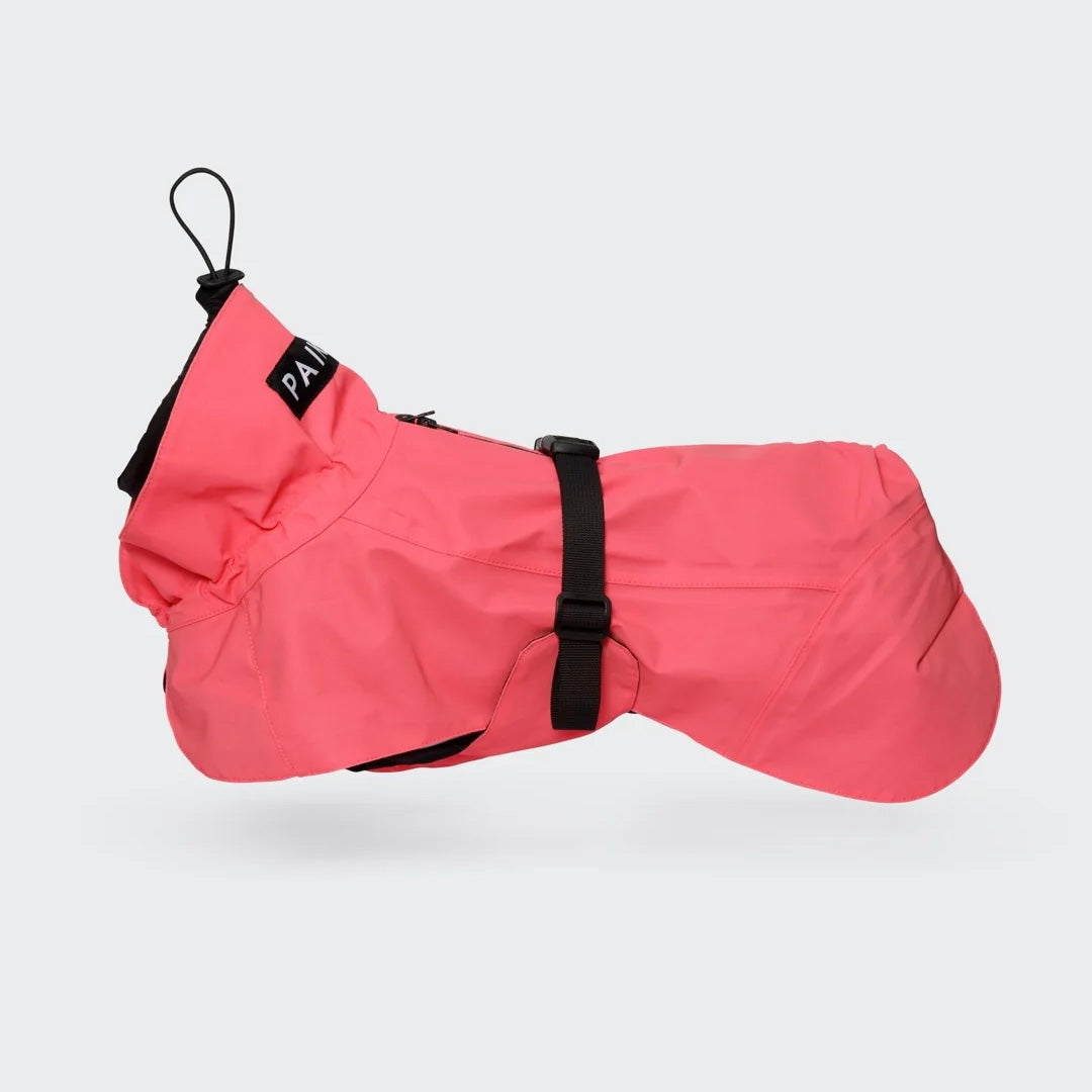 PAIKKA High Visibility Dog Raincoat Lite - Hot Pink